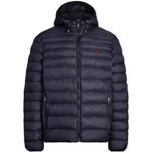 Polo Ralph Lauren Packable Hooded Jacket Coat Puffer Big Tall $228 Navy Blue